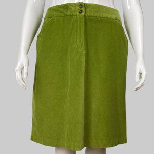 Talbots stretch corduroy skirt